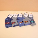 Striped Children's Mid-calf Cotton Socks-Mid Calf