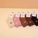 Bowknot Children's Mid-calf Cotton Socks-Mid Calf