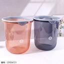 5701 Transparent Piggy Trash Can