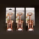 241 Hanging Card Rose Gold Wine Opener/18