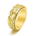 Anxiety ring (eyes) gold