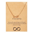 Vembley Charming Gold Plated Infinite/Infinity Pendant Necklace