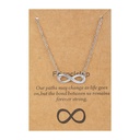 Stainless Steel Infinity Pendant Necklace For Women