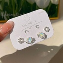 Cute White Gold Color Ear Stud 03