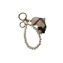 Heart Pearl Key Chain