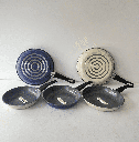 A07 Handle Iron Thickened Aluminum-look Frying Pan (Marble)