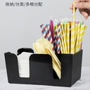Bar Counter Black Storage Box