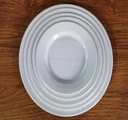 Wide Rimmed Round Plate