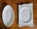 Boat-shaped Plate 8.5 inches