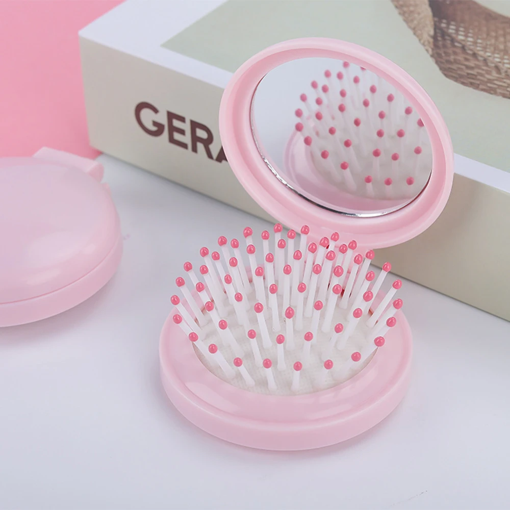 YF174 Cherry Blossom Foldinf Mirror Comb