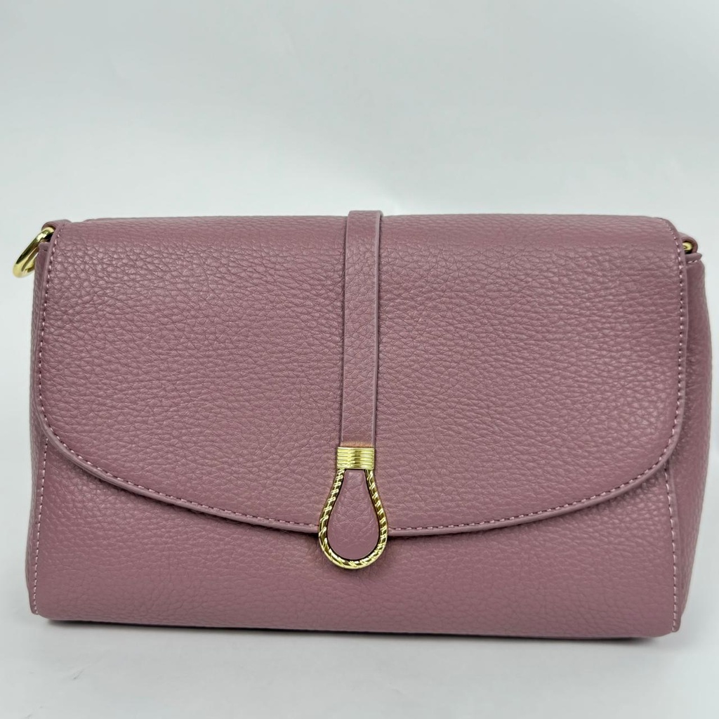 Women's Purple PU Side Bag