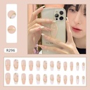 Classic French Tip Press-On Nails R296