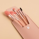 8Pcs Blue Makeup Brushes Set