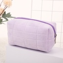 Large Capacity Purple Cosmetic Bag