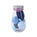 Blue Color Water Drop Bottle (4 Large +2 Small
