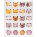 Cartoon Animal Cute Pattern Acne Patch 36 Pieces (Yellow Cat)
