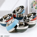 Colorful 14cm Hong Kong White Gold Bowl (304)