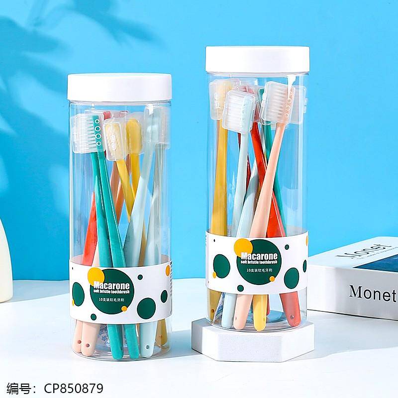0029 Macaron 10-Count Toothbrush