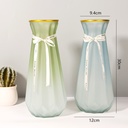 2136 Gold Leaf Flower Pot/4 Color Random