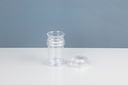Simple transparent medium-sized oil pot