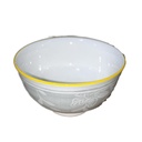 4.5-inch Tang-style checkered gray ceramic bowl