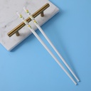 Yellow Tulip Ceramic Chopsticks