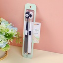 Diamond-shaped Hole-Pricking Toothbrushes 2pcs - K683