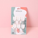 Adhesive hooks 6 pieces - S-10003