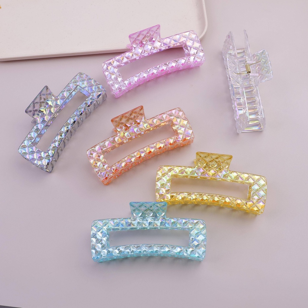 Crystal series rectangular clasp 13CM