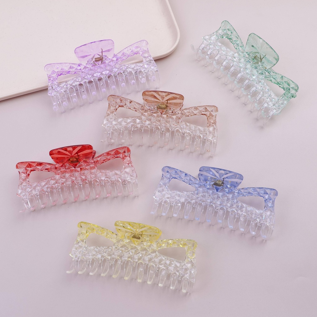 Crystal series bow-shaped clasp 13CM