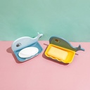 Whale wall-mounted soap box