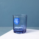 Blue glass cup - 8607-B