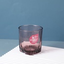 Red cherry red glass cup - 306C-R