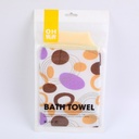 Bubble double-layer bath towel