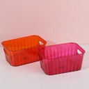 Rectangular PET storage basket - 4055