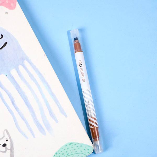 Magic color-changing fluorescent pen - coffee (single)