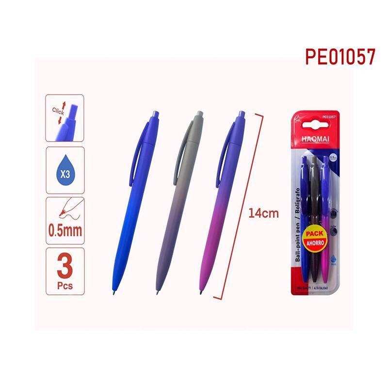 PE Three-Piece Ballpoint Pens 01057