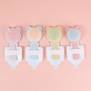 Candy-colored Bear Head Airbag Comb