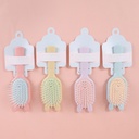 Candy-colored rabbit ears airbag comb