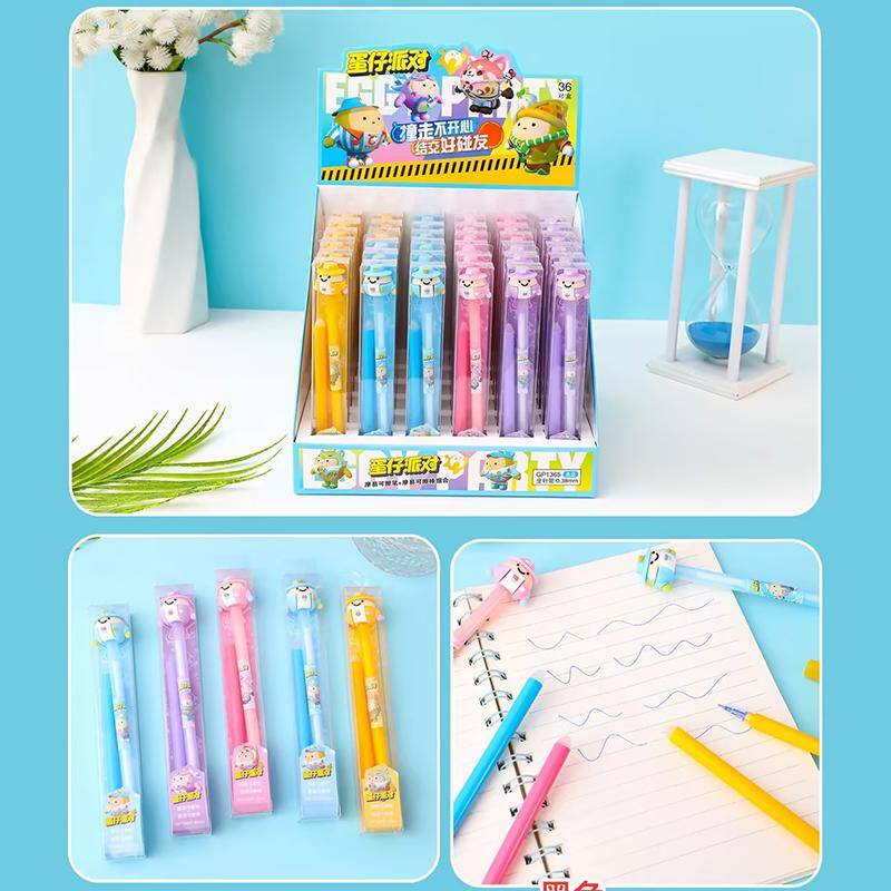 Full set of black refillable erasable pens + erasable pen holder - GP1365 (single unit)