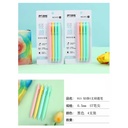 Light Color Black 0.5 Push-Button Neutral Pen 4PCS-915
