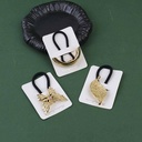 Golden fashionable elastic band - 4