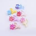 Pearl-gloss琉璃 flower claw clip 11CM - 2