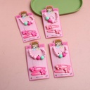 Children's bracelet butterfly hairpin set