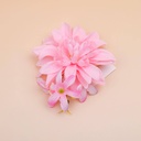 Pink small flower press clip