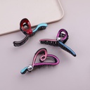 Oil-dripping claw clip random mixed hair 11CM - 2