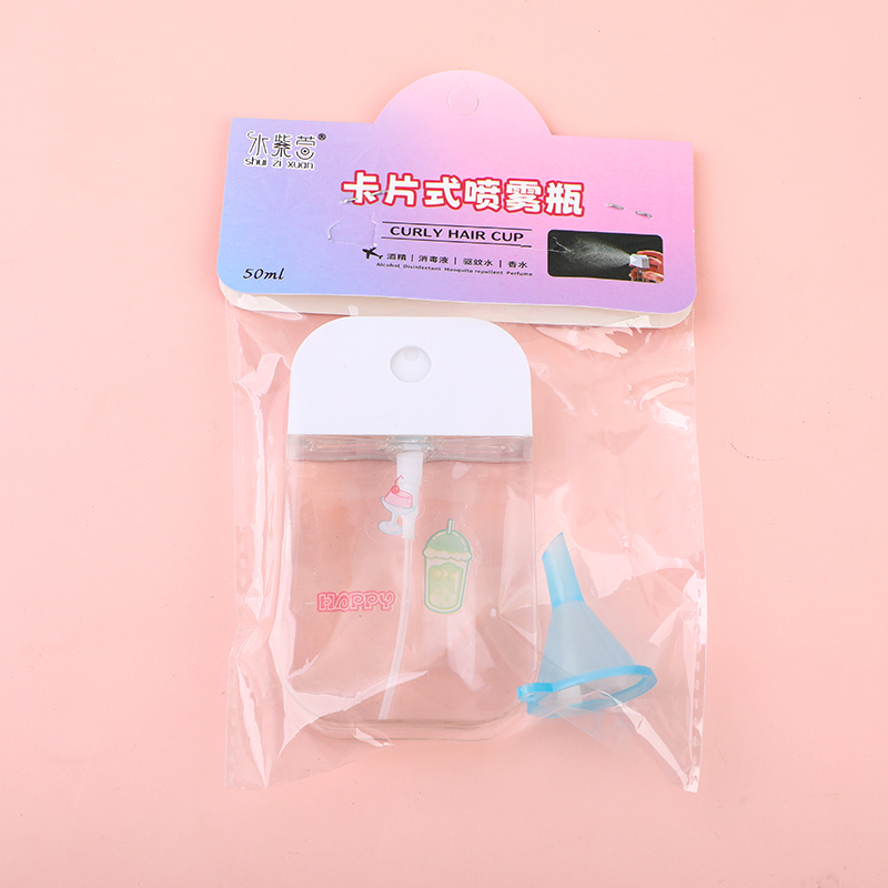 Card-style spray bottle -0659