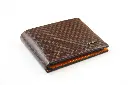 Men's Plaid Pu Leather Open Wallets