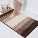 Gradient Microfiber Black Carpet-Brown