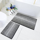 Brown Khaki Carpet-Black White